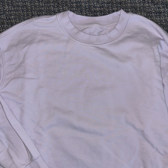 Lululemon Lavender dew Perfectly Oversized crew - Picture 2 of 2